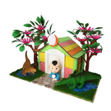 Maxbell 1/25 DIY Dollhouse Miniature Kit Wooden House with Baby Boy Craft Kids Gift - Aladdin Shoppers