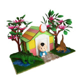 Maxbell 1/25 DIY Dollhouse Miniature Kit Wooden House with Baby Boy Craft Kids Gift - Aladdin Shoppers