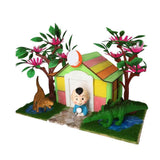 Maxbell 1/25 DIY Dollhouse Miniature Kit Wooden House with Baby Boy Craft Kids Gift - Aladdin Shoppers