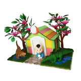 Maxbell 1/25 DIY Dollhouse Miniature Kit Wooden House with Baby Boy Craft Kids Gift - Aladdin Shoppers