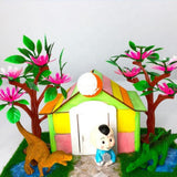 Maxbell 1/25 DIY Dollhouse Miniature Kit Wooden House with Baby Boy Craft Kids Gift - Aladdin Shoppers