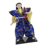 Maxbell 12inch Vintage Japanese Samurai Kimono Doll Oriental Dolls Model Craft #2 - Aladdin Shoppers