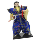Maxbell 12inch Vintage Japanese Samurai Kimono Doll Oriental Dolls Model Craft #2 - Aladdin Shoppers