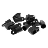 Maxbell 12pcs Set 7/8" Boat Bimini Top Nylon Fittings Includes 6pcs Eye End + 4pcs Jaw Slide + 2pcs Deck Hinge - Aladdin Shoppers