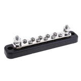Maxbell 12V/24V 10 WAY POWER DISTRIBUTION BUS BAR 10x4mm SCREWS 100A RATED AUTO MARINE - Aladdin Shoppers