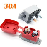 Maxbell 12V/24V Manual Reset Battery Breaker & Protective Cover 30A - Aladdin Shoppers
