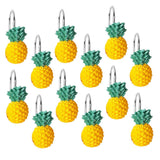 Maxbell 12x Pineapple Shape Bathroom Shower Curtain Hooks for Bathroom Living Room - Aladdin Shoppers