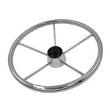 Maxbell 13-1/2'' Boat Steering Wheel 304 Stainless Steel 5 Spoke Heavy Duty Marine - Aladdin Shoppers