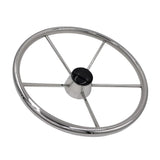 Maxbell 13-1/2'' Boat Steering Wheel 304 Stainless Steel 5 Spoke Heavy Duty Marine - Aladdin Shoppers