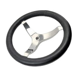 Maxbell 13.5in 3/4" Shaft Polished Steering Wheel For Marine Camper Truck Universal - Aladdin Shoppers