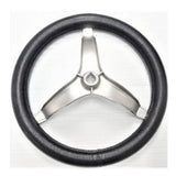 Maxbell 13.5in 3/4" Shaft Polished Steering Wheel For Marine Camper Truck Universal - Aladdin Shoppers