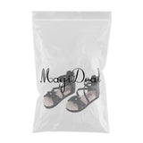 Maxbell 1/3 BJD Ankle Strape Shoes Sandals Flats For Dollfie Summer Accessory Black - Aladdin Shoppers