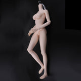 Maxbell 1/3 BJD Dolls Pink Skin Tone Nude Body Girl Big Chest 16 Joints Female Model - Aladdin Shoppers