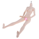 Maxbell 1/3 BJD Dolls Pink Skin Tone Nude Body Girl Big Chest 16 Joints Female Model - Aladdin Shoppers