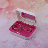 Maxbell 1/3 BJD Retro Hippy Round Glasses Eyewear for Night Lolita Doll Accs Golden - Aladdin Shoppers