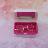 Maxbell 1/3 BJD Retro Hippy Round Glasses Eyewear for Night Lolita Doll Accs Golden - Aladdin Shoppers