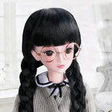 Maxbell 1/3 BJD Retro Hippy Round Glasses Eyewear for Night Lolita Doll Accs Golden - Aladdin Shoppers