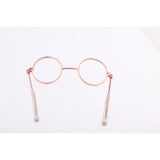Maxbell 1/3 BJD Retro Hippy Round Glasses Eyewear for Night Lolita Doll Accs Golden - Aladdin Shoppers