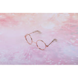 Maxbell 1/3 BJD Retro Hippy Round Glasses Eyewear for Night Lolita Doll Accs Golden - Aladdin Shoppers