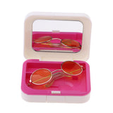Maxbell 1/3 BJD Round Sunglasses Glasses for Night Lolita Accessories Yellow - Aladdin Shoppers
