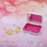 Maxbell 1/3 BJD Round Sunglasses Glasses for Night Lolita Accessories Yellow - Aladdin Shoppers