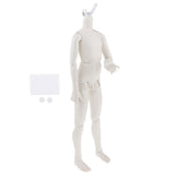 Maxbell 1/3 BJD Uncle Doll Male Boy Nude Body DIY Making Replacement Part White Skin - Aladdin Shoppers