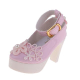 Maxbell 1/3 Cute Bowknot High Heel Shoes for BJD Dollfie Dress Accessories Pink - Aladdin Shoppers
