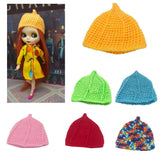 Maxbell 1/3 Girl Doll Warm Hat Beanie Wool Fleece Cap for Blythe Doll Accs Red - Aladdin Shoppers