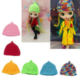 Maxbell 1/3 Girl Doll Warm Hat Beanie Wool Fleece Cap for Blythe Doll Accs Red - Aladdin Shoppers