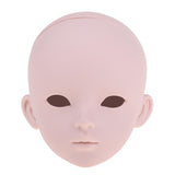 Maxbell 1/3 Scale BJD SD Head Sculpt Ball Jointed Dolls Head Model Body Parts DIY Custom for Night Lolita LUTS DOD - Aladdin Shoppers