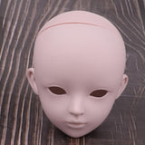 Maxbell 1/3 Scale BJD SD Head Sculpt Ball Jointed Dolls Head Model Body Parts DIY Custom for Night Lolita LUTS DOD - Aladdin Shoppers