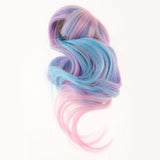 Maxbell 1/4 BJD Doll Wigs Long Curly Hair For Dollfie Custom Hairpiece Mixed Color - Aladdin Shoppers