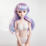 Maxbell 1/4 BJD Doll Wigs Long Curly Hair For Dollfie Custom Hairpiece Mixed Color - Aladdin Shoppers