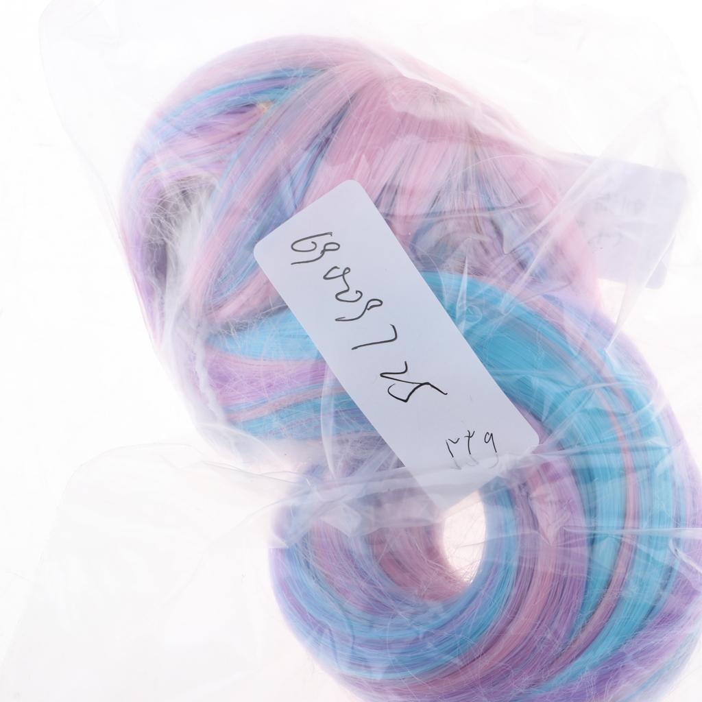 Maxbell 1/4 BJD Doll Wigs Long Curly Hair For Dollfie Custom Hairpiece Mixed Color - Aladdin Shoppers