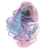 Maxbell 1/4 BJD Doll Wigs Long Curly Hair For Dollfie Custom Hairpiece Mixed Color - Aladdin Shoppers