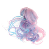 Maxbell 1/4 BJD Doll Wigs Long Curly Hair For Dollfie Custom Hairpiece Mixed Color - Aladdin Shoppers
