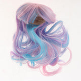 Maxbell 1/4 BJD Doll Wigs Long Curly Hair For Dollfie Custom Hairpiece Mixed Color - Aladdin Shoppers