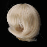Maxbell 1/4 BJD Doll Wigs Short Curly Hair Bobo Doll Wigs For Dollfie Custom Gold - Aladdin Shoppers