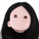 Maxbell 1/4 BJD Head Carving Sculpt for Ball Joint Doll Body Parts Supplies Black - Aladdin Shoppers