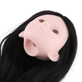 Maxbell 1/4 BJD Head Carving Sculpt for Ball Joint Doll Body Parts Supplies Black - Aladdin Shoppers