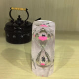 Maxbell 14 face Crystal Hourglass Sand Clock Timer Timing Tools 3 Minutes -Pink Sand - Aladdin Shoppers