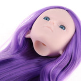 Maxbell 1/4 Female Bjd Doll Head Sculpt Ball-Jointed Doll Body Parts Accs Purple - Aladdin Shoppers