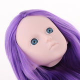 Maxbell 1/4 Female Bjd Doll Head Sculpt Ball-Jointed Doll Body Parts Accs Purple - Aladdin Shoppers