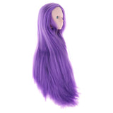 Maxbell 1/4 Female Bjd Doll Head Sculpt Ball-Jointed Doll Body Parts Accs Purple - Aladdin Shoppers