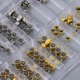 Maxbell 140Pcs/Box Copper Mixed Size Watch Case Tube Pipes for Waterproof Crown Assortment - Aladdin Shoppers