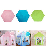 Maxbell 140x120cm Children Indoor Playhouse Castle Tent Pad Rug Baby Play Tent Floor Activity Game Cushion Toy –Hexagonal Pink - Aladdin Shoppers