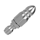 Maxbell 1/4inch Quick Connector Rotary Sewer Cleaning Nozzle Stainless Steel Pressure Washer Jetter Nozzle Pipe Drain Washing Tools Head - Aladdin Shoppers