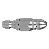 Maxbell 1/4inch Quick Connector Rotary Sewer Cleaning Nozzle Stainless Steel Pressure Washer Jetter Nozzle Pipe Drain Washing Tools Head - Aladdin Shoppers