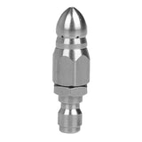 Maxbell 1/4inch Quick Connector Rotary Sewer Cleaning Nozzle Stainless Steel Pressure Washer Jetter Nozzle Pipe Drain Washing Tools Head - Aladdin Shoppers