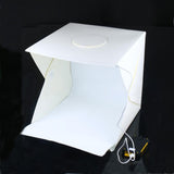 Maxbell 15.7'' x 15.7'' Light Room Table Top Photo Studio Photography LED Lighting Tent Kit Backdrop Cube Box - Aladdin Shoppers
